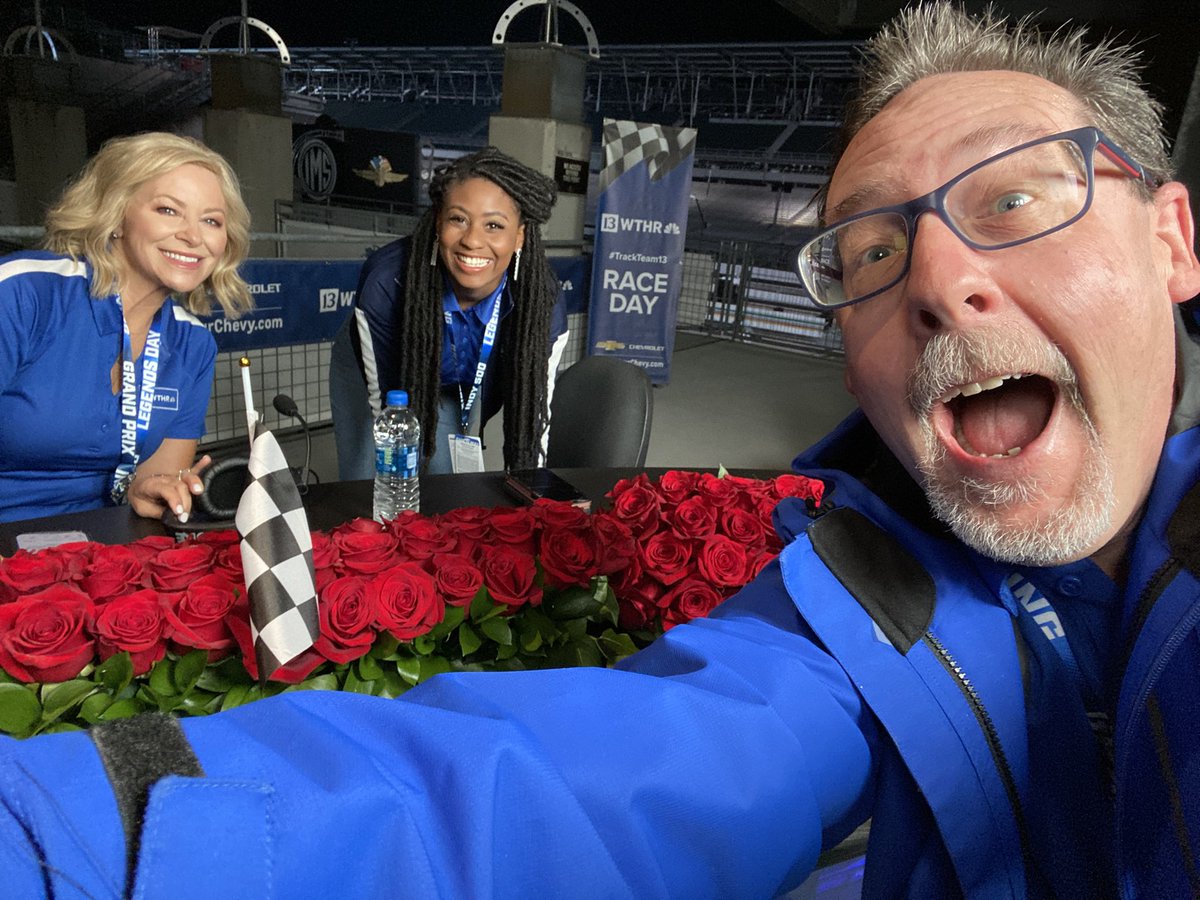 It’s race morning!! @JuliaMoffitt13 @JaleaBrooks Gearing up for broadcast on 📺 Props to the entire staff so you can enjoy!! 45 minutes to air!! @WTHRcom #Trackteam13