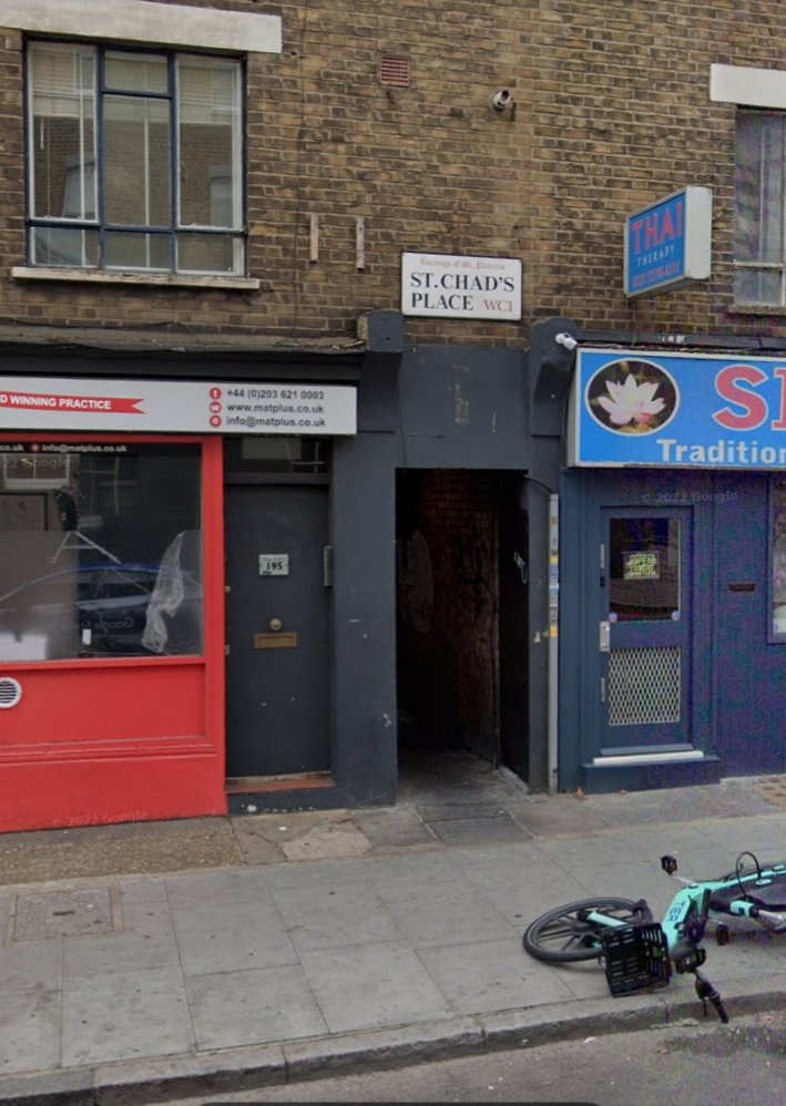 Knowledge of London on Twitter "St Chad's Place, a little doorway on
