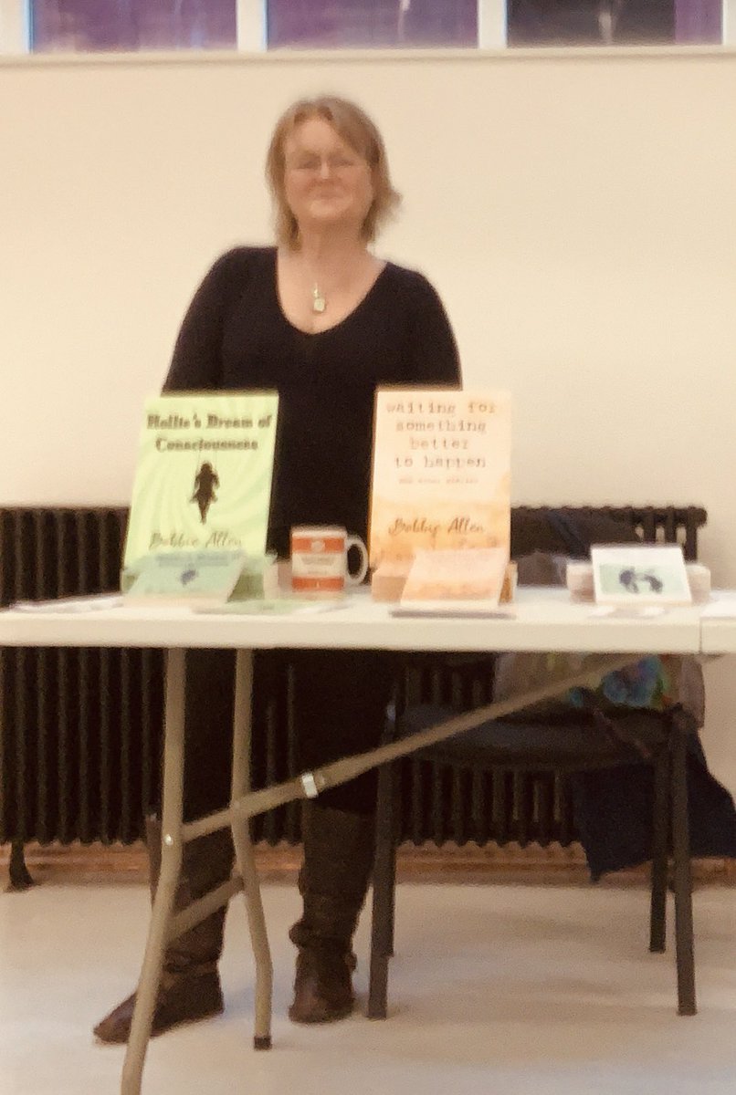 cherryaimless's tweet image. At my first book fair… wish me luck. Need to sell at least 3 books! #Hollie #SomethingBetter #FindingTheWell #SuchPeople