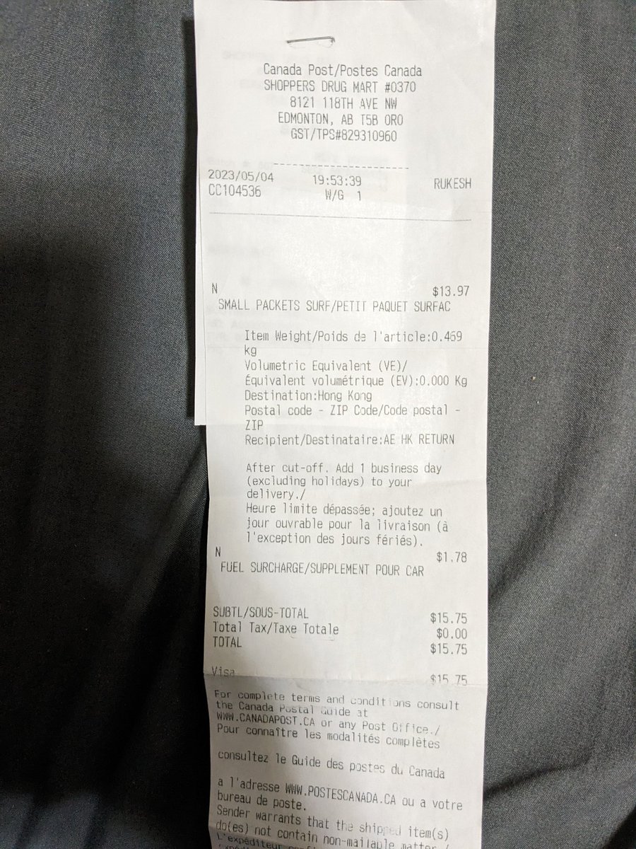 JChapti's tweet photo. @canadaposthelps I have returned the project that I had ordered from @AliExpress_EN using small packet surface international but now they guys are saying that we didn't received any product from Canada post. what should I do now? https://t.co/PD6sM85WQs