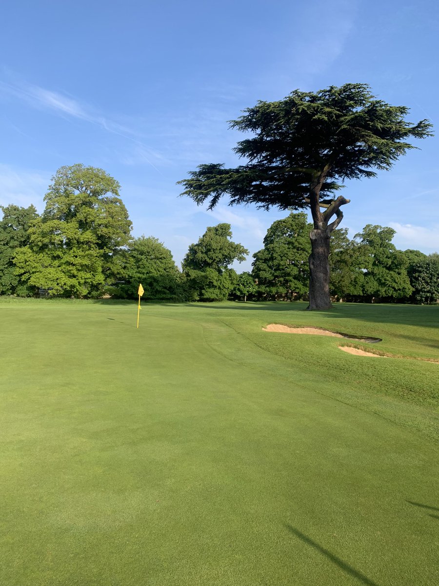 Beautiful day out there, good luck to everyone playing today 👌