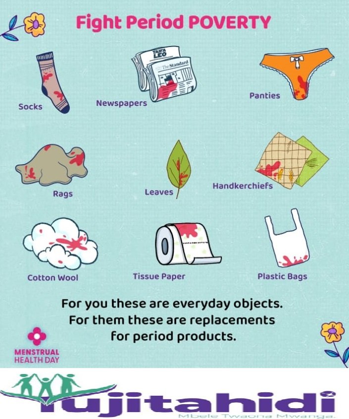 tdn_ke's tweet photo. Menstrual  health is human right, and #periods are a normal part of biology.
Yet, 500 million girls lack access worldwide while in #Kenya half of them cannot afford menstrual product. We call on @MOH_Kenya to prioritize #Freepads in the 2023/24 budget
#BungomaMHM23
#MHMDay23 https://t.co/UFsx9FQyWY