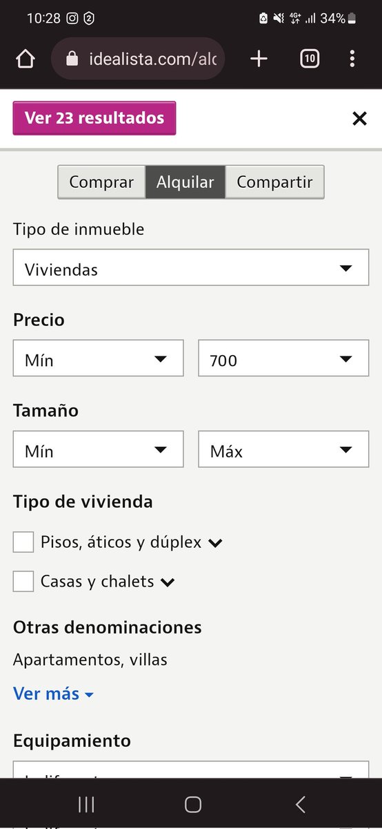sol_espada's tweet photo. Sueldo mínimo 1080€, alquiler máximo 600€ = 6 en toda #malaga capital. Pero oye que por 700 encuentras 23 , y jo...para que quejarse si ganas 3400€ con la mitad del sueldo tienes 306 opciones hombre!! (Todo esto sin filtro alguno, lo mismo es un estudio de 20m) #alquilere https://t.co/qL6jJ43vFn