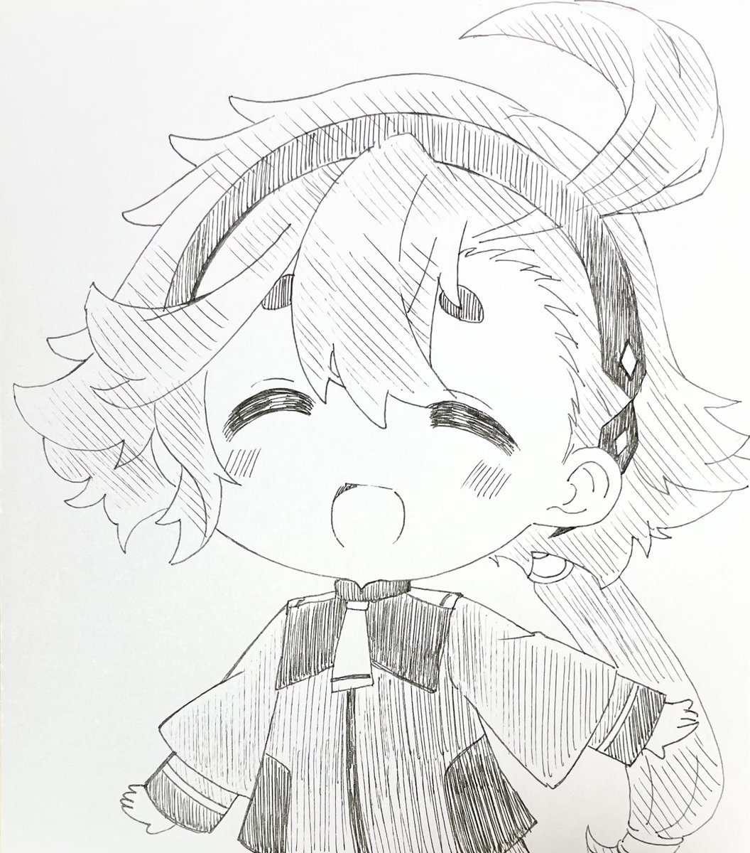今日のアナログイラスト192日目は水星の魔女のスレッタちゃん。 地球寮のみんなと美味しいスープで元気が出てよかった……。来週のスレッタの行動が気になります。
