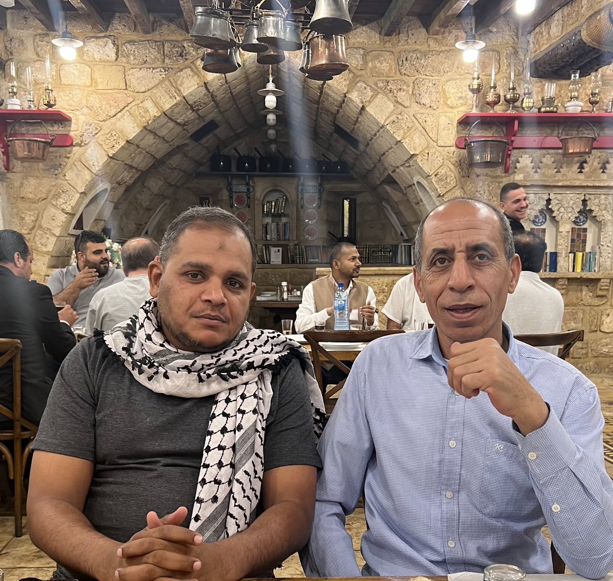 DrSabirplf's tweet photo. Had a great opportunity to meet with Abu Muhammad from #Palestine, a father of martyr. 
On 30 September 2000, the Zionist occupation Israeli forces killed a 12 years old child #MuhammadAlDurrah while his father was trying to secure his son but unfortunately he did not succeed.

Muhammad Al Durrah was martyred in cold blood but world is still remembering him and his father Abu Muhammad. 

Israel is an enemy of humanity. 

#AmbassadorOfReturnToPalestine