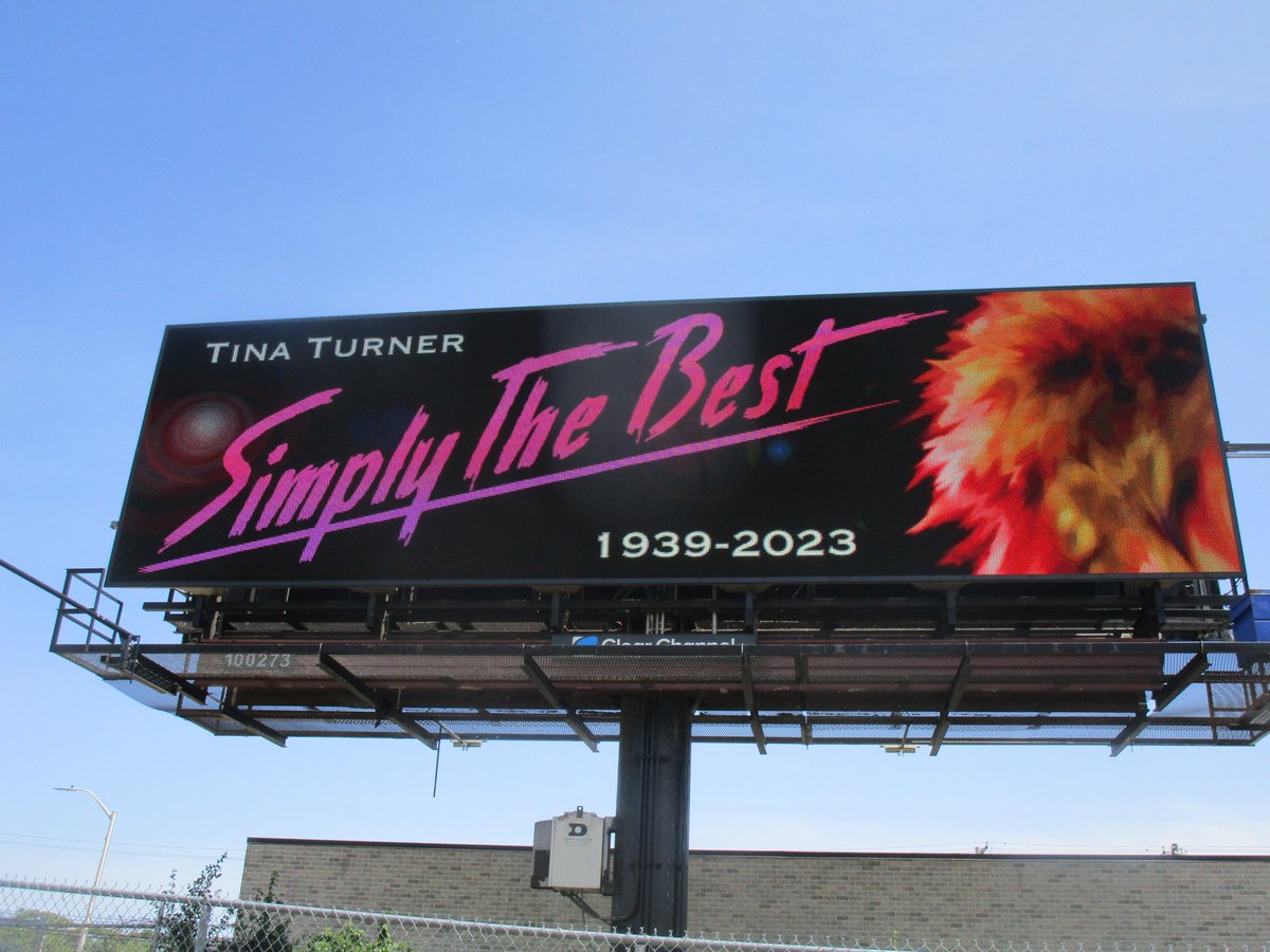 I saw this billboard here in Baltimore #TinaTurner  #TinaTurnerTribute