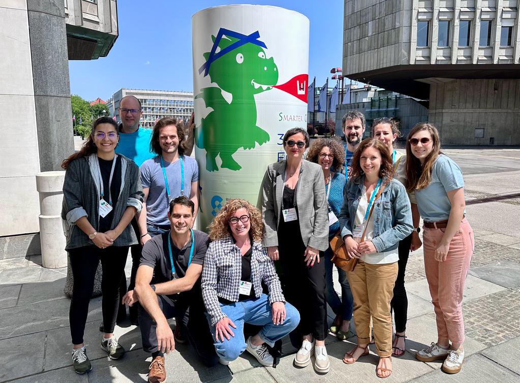 1/2 Un petit échantillon des plus de 25 français et plus de 50 francophones présents et chanceux à Ljubljana pour l’eacd 2023, la société savante européenne qui inspire et écrit le futur pour et avec les enfants en situation de handicap et leurs familles. @EACD2023