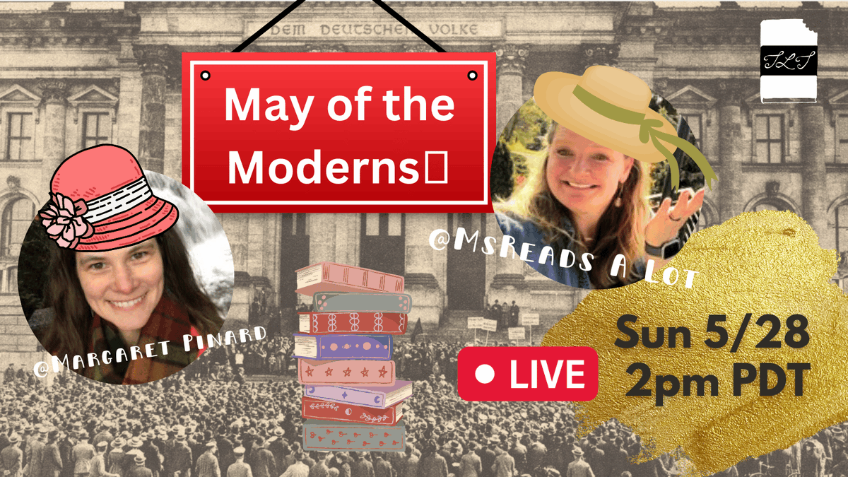 Tmw! LIVE ⏲ 2pm PDT #mayofthemoderns 
May of the Moderns 👒 Chat with MsReads A Lot! youtube.com/live/wYnwXA94Q…