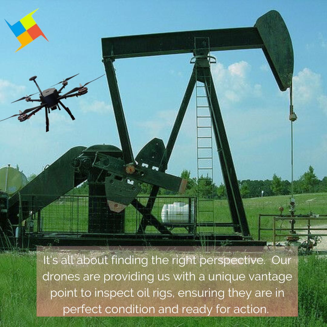 Oil rig drone inspection is a vital process that ensures the #safety and efficiency of oil rigs. Drones are equipped with cameras and sensors that allow them to inspect hard-to-reach areas of the rig, such as the tops of the derricks and the undersides of the platforms. #oilrig