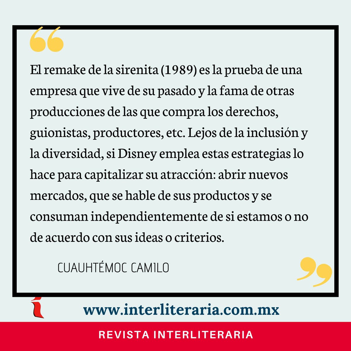 Sobre la sirenita:opinion.interliteraria.com.mx/.../Diversidad…