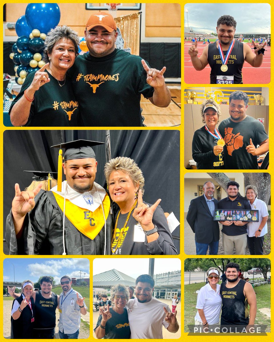 Congratulations Michael 🥳🥳🥳 we are so very proud of you, and excited for you to start the next chapter of your life in Longhorn Country 🤘🏼Thank you #TeamPinones for letting us share the ride with you &  your family🙏🏼. You will be Missed😢#MPspecial #OneofaKind 🙏🏼🐝💛🖤🤘🏼🧡🤍