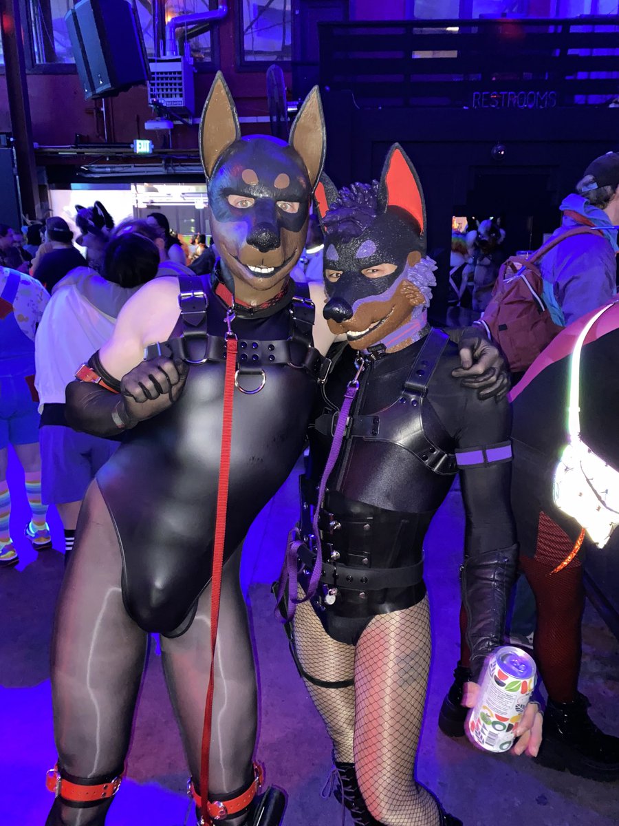 Dogging it at ⁦<a href="/galacticcamp/">Galactic Camp®</a>⁩ with ⁦<a href="/Pup_Leo/">Kory💜Miki💙Razz</a>⁩ 
📸 by ⁦<a href="/MechpupA/">MechpupAD</a>⁩