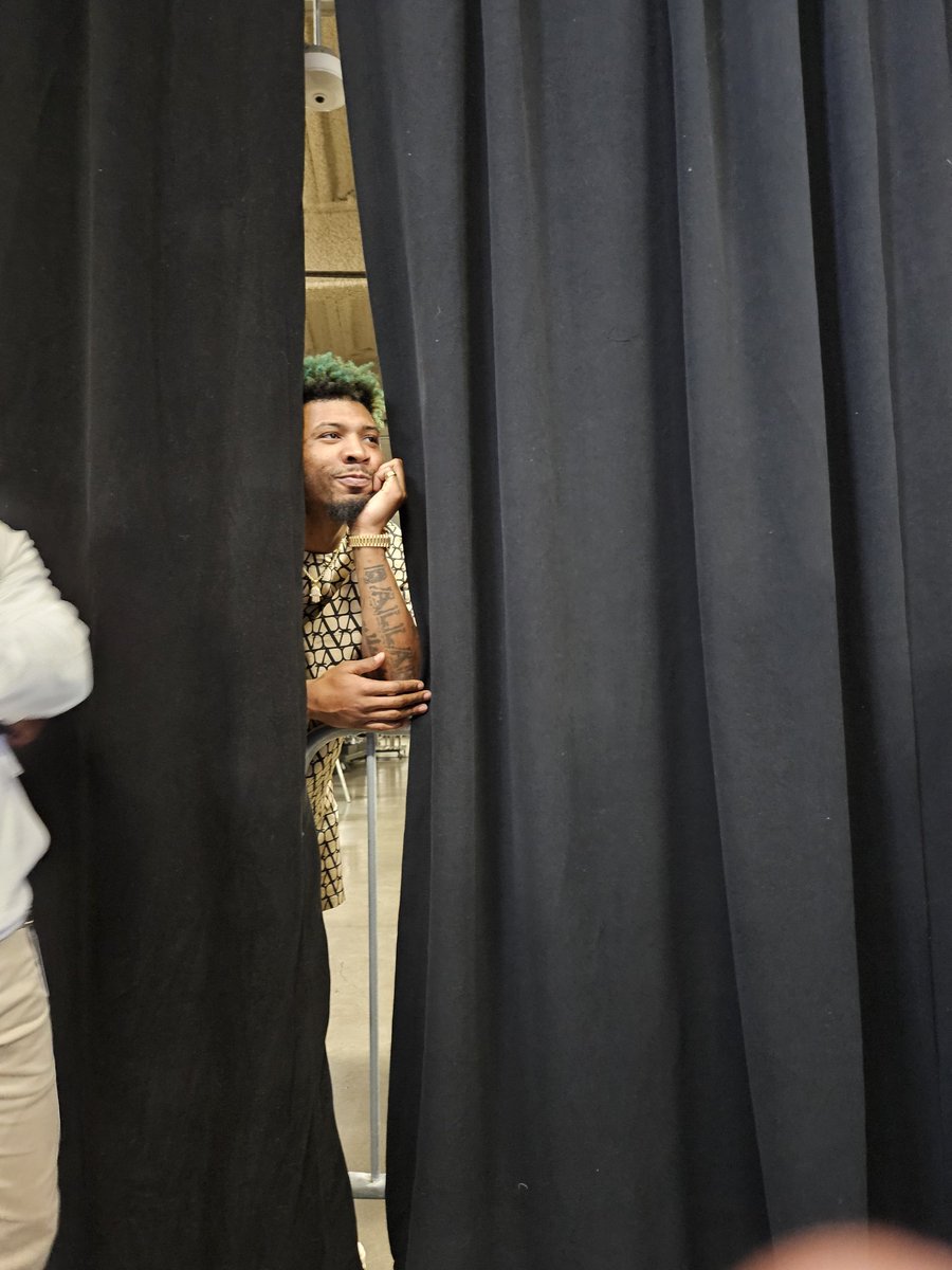 Marcus Smart taking in the Jayson Tatum post game press conference