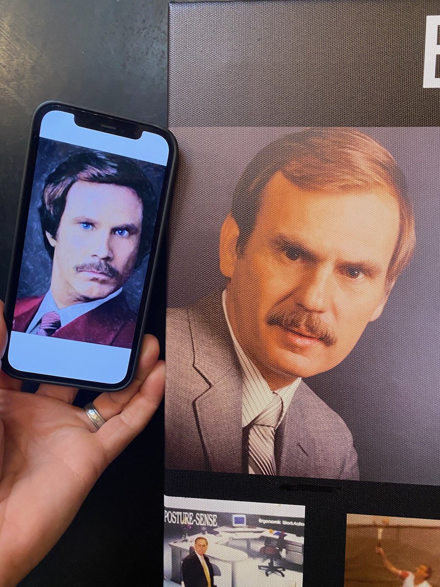 I think my dad is Ron Burgundy.