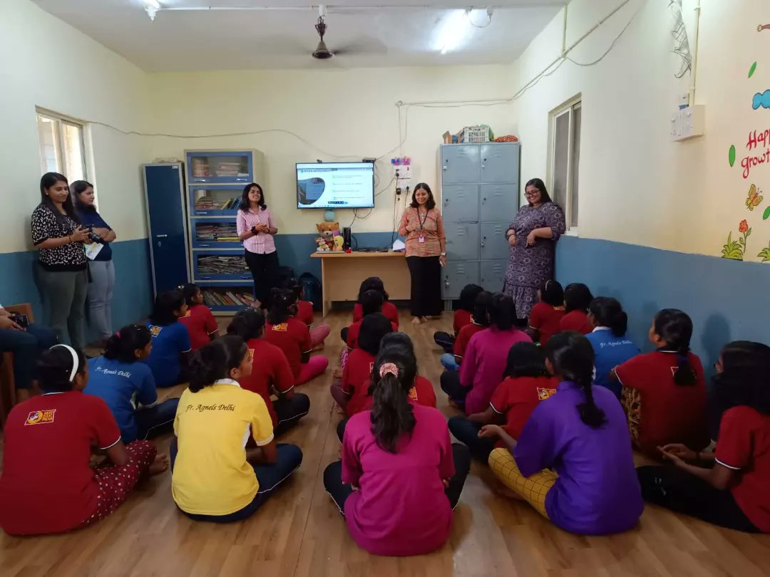 OfficialBSENS's tweet photo. 28-May-2023-Menstrual Hygiene Day!
If naari( females) empower naari ( females), sooner, we will be a part of a progressive society and part of a world, unburdened by stereotypes and stigma.
We educated 96 young girls and they feel very confident after the session. https://t.co/GYT7cMxKjf