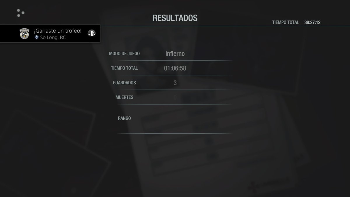 VictorOremor's tweet photo. RESIDENT EVIL 3
So Long, RC (Platino)
Obtain all trophies. #PS4share https://t.co/EyDtx72adT https://t.co/pySksPJmjD