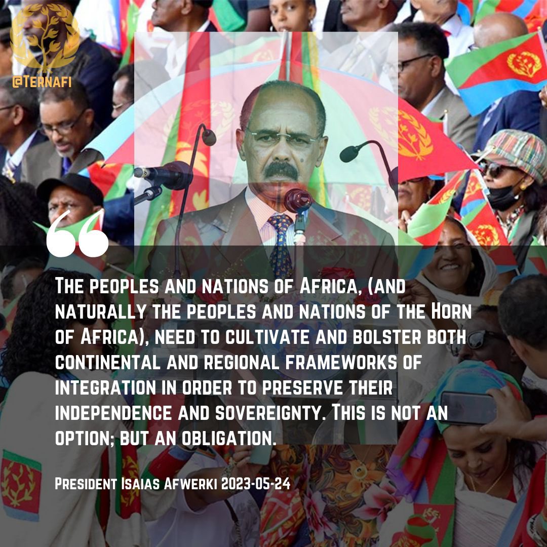 Africa’s Leader!! #EritreaIndependenceDay #EritreaAt32