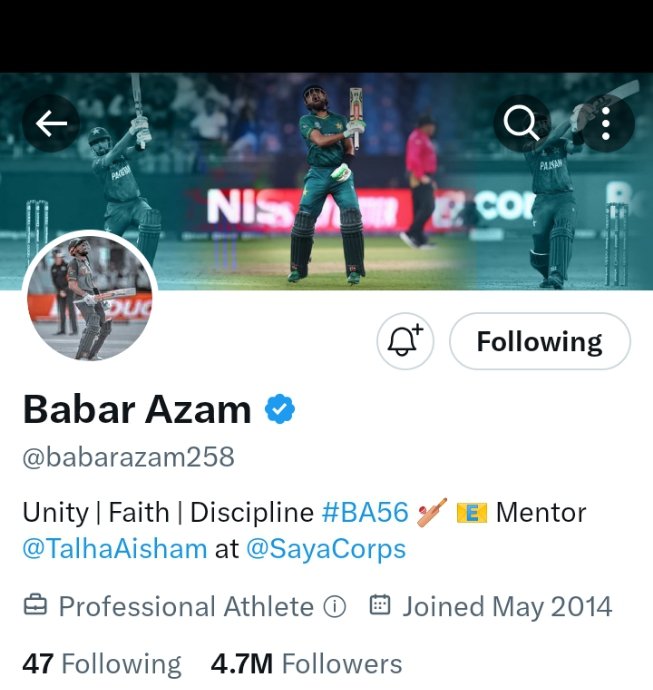 Lanka premier league se Pele  babar Azam k 5 million follower hona chie keep support king muhal badshah @babarazam258  
#BabarAzam𓃵 #LPL #lpl2023 #AsiaCup2023 #BabarAzam #indvspak #WTCFinal2023 #pakvssl #Pakistan #coverdrive #BA56 #CricketTwitter    #cricket #ICC #pcb #ashes