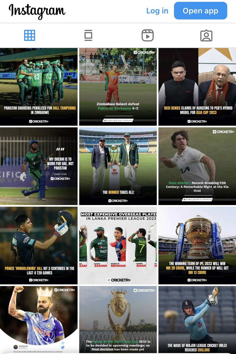 instagram.com/cricketr_plus/ 👈

📣 Follow us on Instagram for the latest in #cricket, including exclusive updates and giveaways.

#CricketR