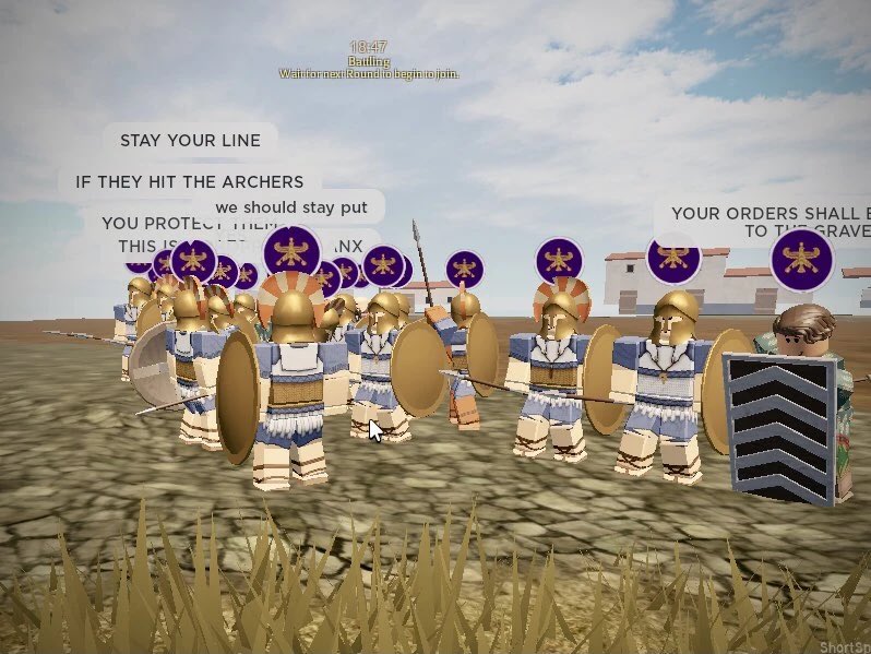 CyberPunkCortes's tweet photo. Kids today are learning about historical events like the Battle of Thermopylae through games like Roblox. For many kids this may be the only place they hear about Marathon, or Cannae, or even Rorke’s Drift. https://t.co/uzP0uqxjah
