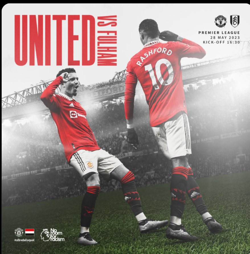 utdNONU's tweet photo. MATCHDAY REDS🔴🔴🔴
Last game of the season 🏁🏁🏁
Let's finish the season, on the STRONGER NOTE💪💪💪
#munvsful ⚽⚽⚽ https://t.co/N4oc2ZzuMU