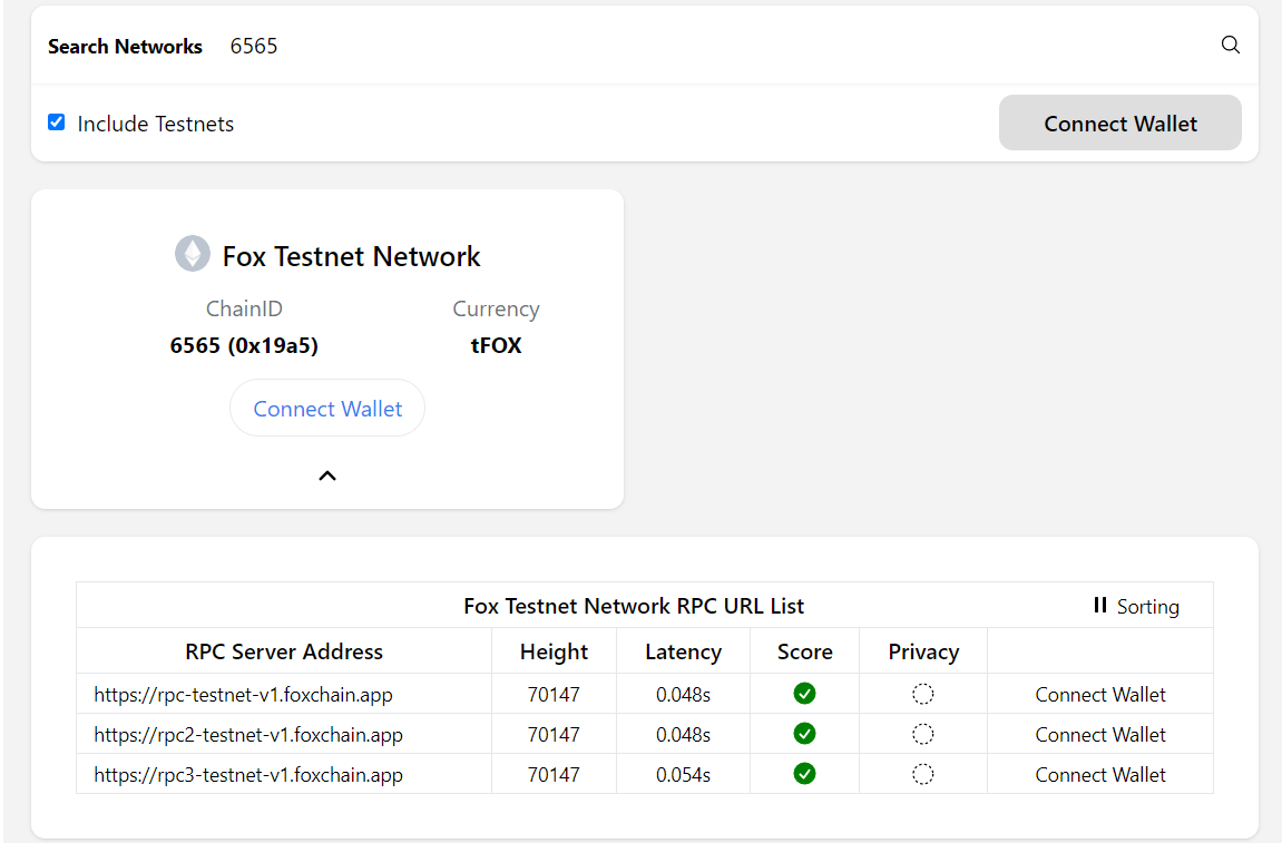 FoxchainLabs's tweet photo. Now you can add our Testnet Chain in https://t.co/qS0X4zFWwo
With Smooth Server and Latency have Trust Score

#Blokchcain #Layer1 #Foxchain #binance https://t.co/FfMM4Ipry9