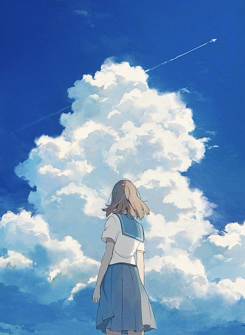 「茶髪 飛行機雲」のTwitter画像/イラスト(新着)