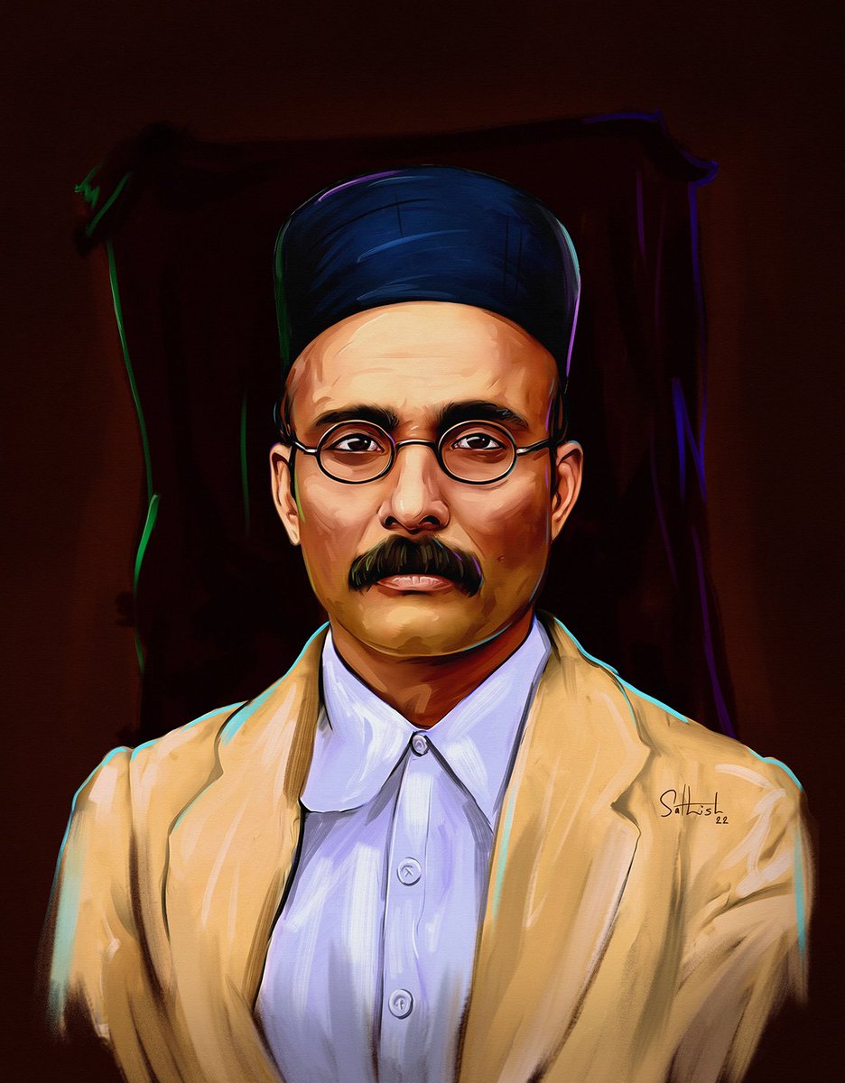 'Every person is a Hindu who regards and owns this Bharat Bhumi as Holyland' 🇮🇳❤️
 - Veer Savarkar

#VeerSavarkarJayanti 🙏🏻🚩