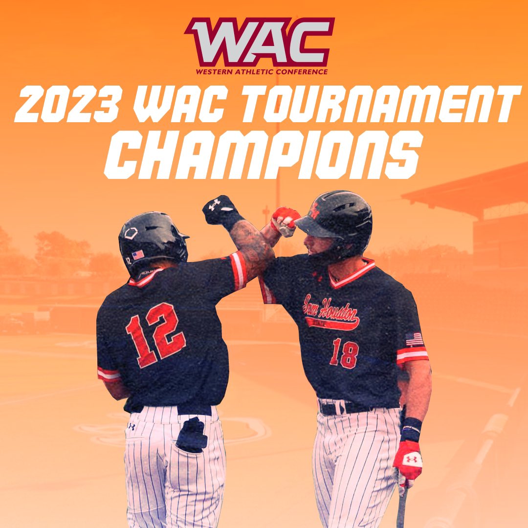 The Sam Houston Bearkats are the 2023 WAC Tournament Champions! 🏆