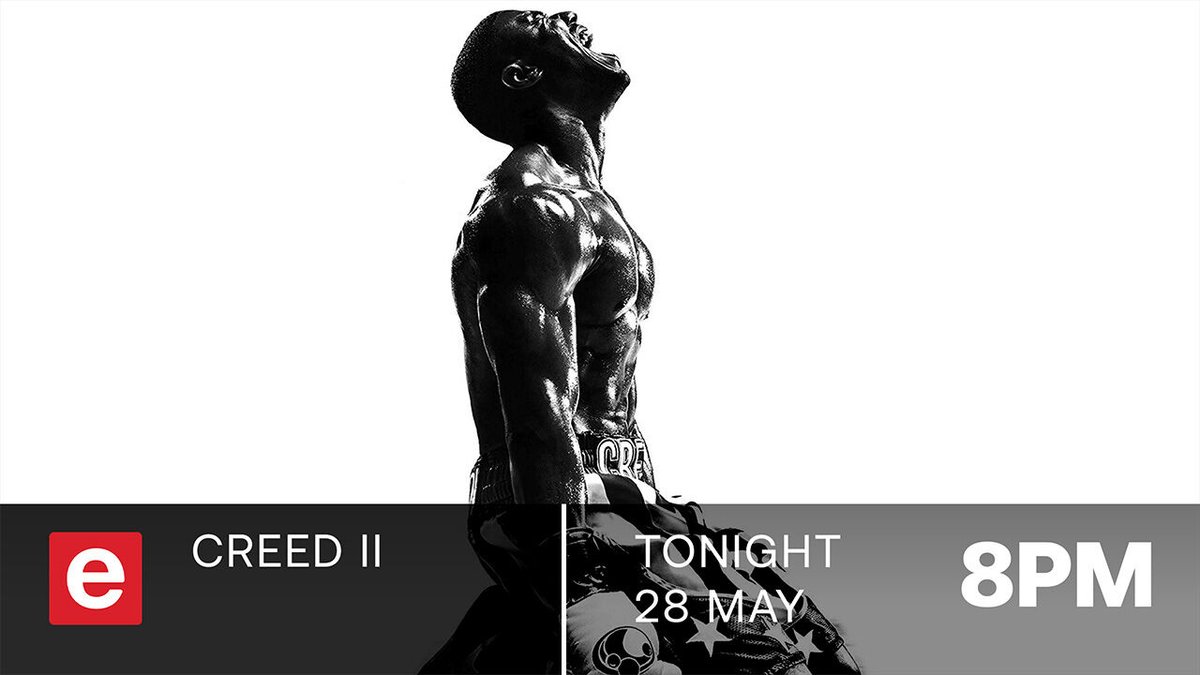 Michael B. Jordan is back again!

#Creed2, tonight at 8PM