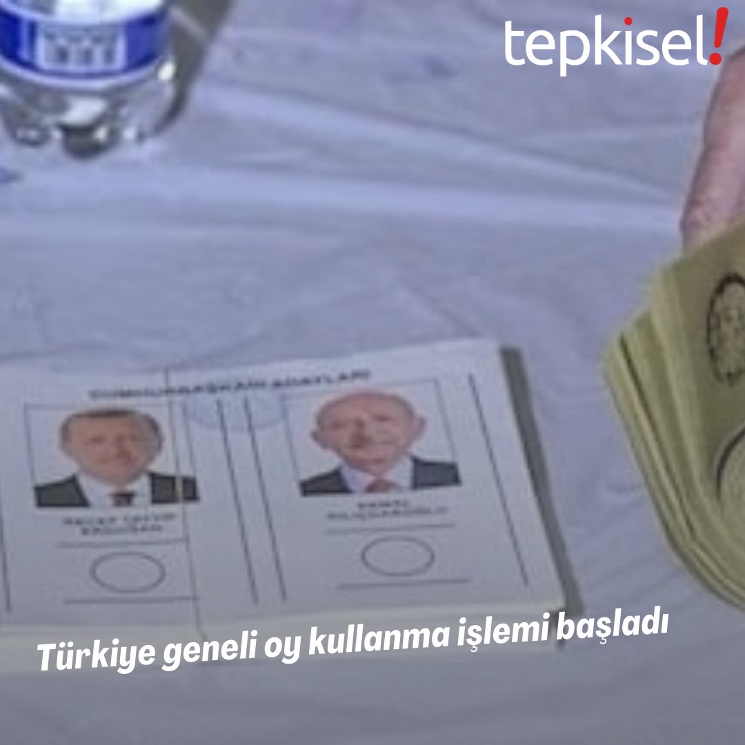 tepkiselcom's tweet photo. Türkiye geneli oy kullanma işlemi başladı. https://t.co/w34CnYwVWT