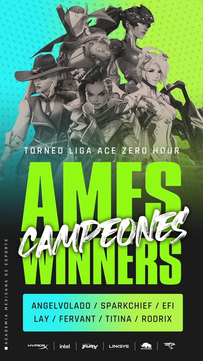 🦅🔥🏆 Campeones 🏆🦅🔥

El Overwatch Team se impone 3-0 en la final de la #ZeroHour de <a href="/ligaaceesports/">Liga Ace Esports</a> 

<a href="/Efi_ow/">Davian</a> <a href="/angelvolado7/">Volado</a> @sspaarkc <a href="/layoverwatch1/">lay</a> <a href="/fervantohio/">Fervant</a> <a href="/brandonjarquin1/">Titina_ow</a> @GaelGarciaRod10 
Coach: <a href="/Cl4ptr4pO/">Claptrapo</a> 

#SueñaEntrenaTriunfa 
<a href="/HyperXLatam/">HyperX LATAM</a> <a href="/KingstonLatam/">Kingston Latam</a>