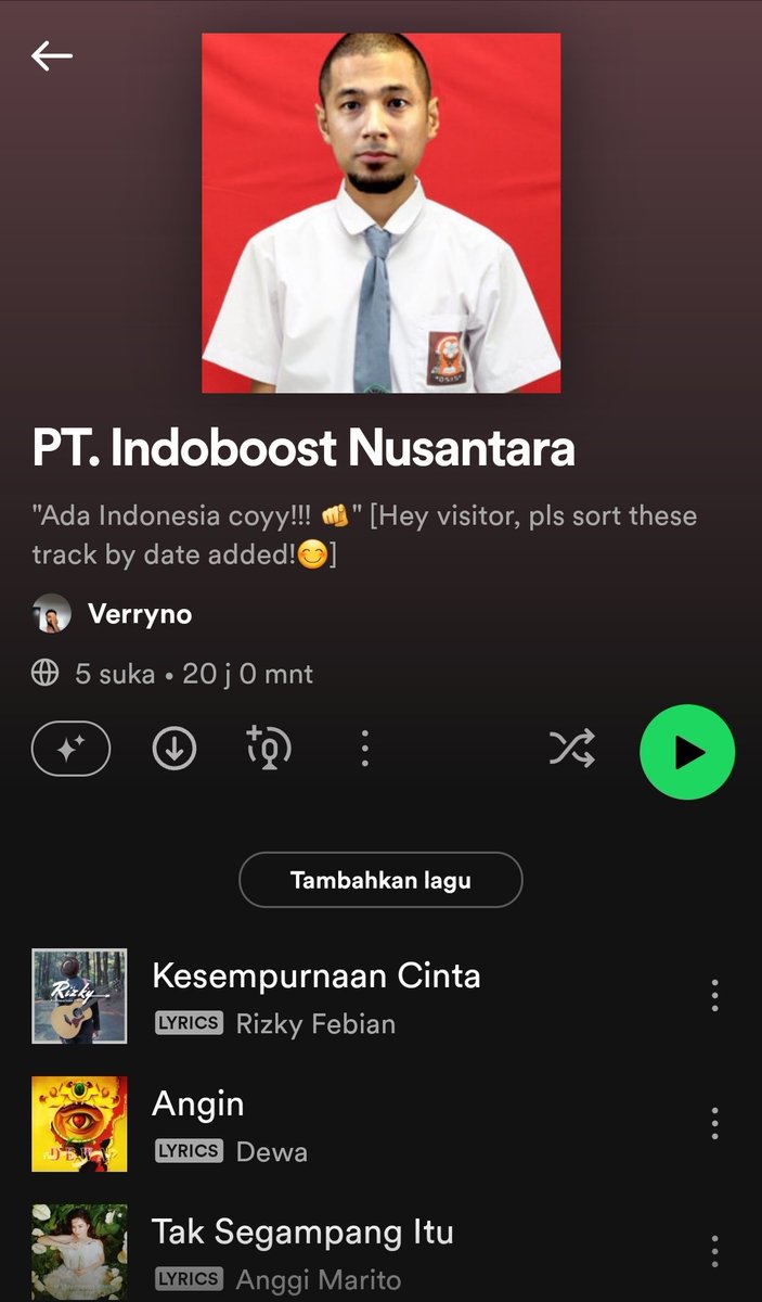 verryno's tweet photo. fuck ur drafts what are your spotify playlists named https://t.co/i8dhB8hUpH