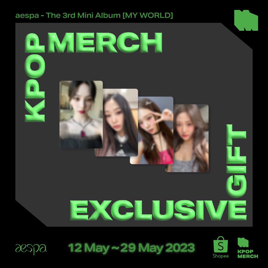 aespa SHOPEE kpopmerch 40枚 aespa SHOPEE kpopmerch 40枚 トレカ