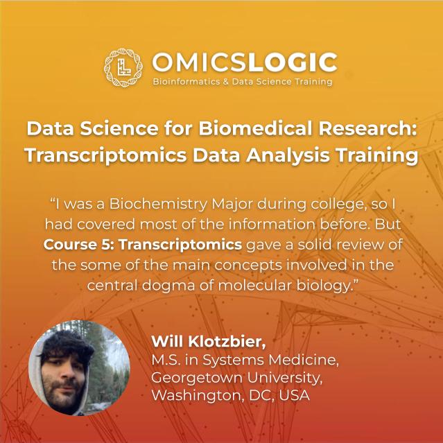 OmicsLogic's tweet photo. We're thrilled to share an inspiring #testimonial from our student. Read on to get a glimpse into his #learning journey. Registrations are now #OPEN for #BioMMED #Virtual #Summer #Programs #2023! Visit: https://t.co/k4BWvr44Nq. #Bioinformatics #Transcriptomics #DataScience https://t.co/RzjZHa5mrx