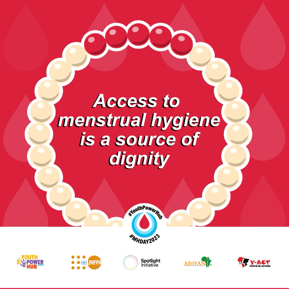 YouthPowerHub's tweet photo. Each of us has a right to bodily autonomy. The ability to care for your body while menstruating is an essential part of this fundamental freedom. #MHDay2023 #YouthPowerHub #YPH4 https://t.co/JurB8QnX7q