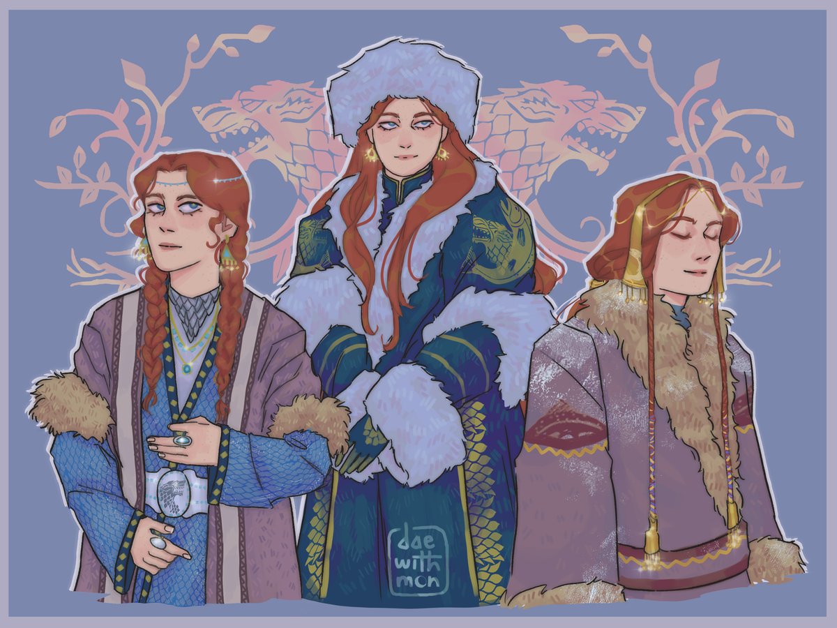 Sansa north style ver. 🐺
Fashion westerosi collection

[ tags #fanart #sansastark #got #asoiaf #digitalart #stark #tully #GameOfThrones ]