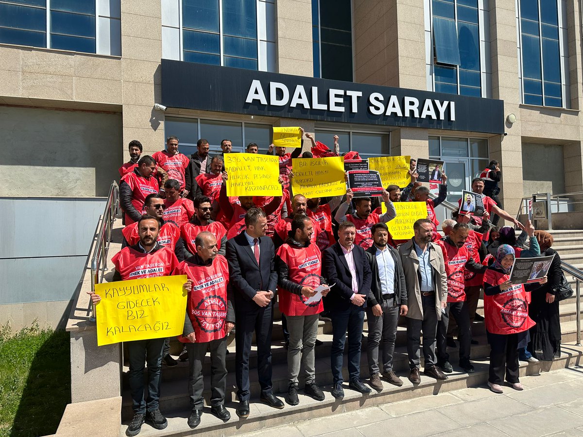 <a href="/emreguray65/">Emre Güray</a> <a href="/erkankandemir/">Erkan Kandemir</a> <a href="/aliihsanyavuz54/">Ali İhsan YAVUZ</a> <a href="/haruntufekci42/">Harun TÜFEKCİ</a> <a href="/van_taseron/">Van Taşeron Emek ve Adalet Platformu</a> işçilerinin toplamda kazandığı 8 mahkeme kararına rağmen verdiği adalet arayışına bir çözümünüz olacak mı?