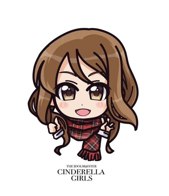 今日は渕上舞さんの誕生日ଘ(੭ˊ꒳​ˋ)੭✧ 去年から線だけで止まってた加蓮ちゃんを SD希望の聖夜  #渕上舞生誕祭2023 #北条加蓮