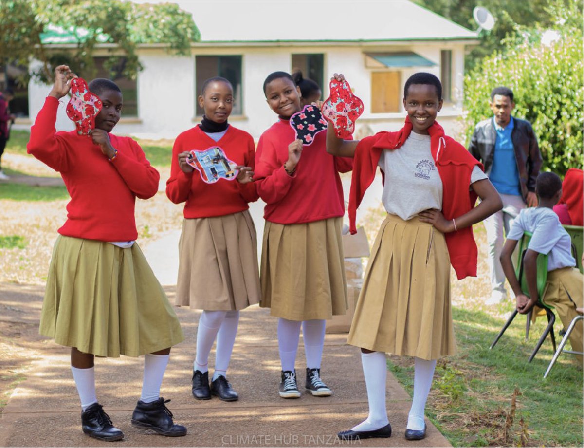 KivuyoLaurel's tweet photo. Happy World menstrual day 2023🩸 I am so grateful to have been impactful again this year, in Maasai girls high school, with my amazing team distributing reusable sanitary towels &amp; breaking stigma during menstruation.! 
#menstrualday2023 #reusableSanitaries #amplifytherevolution ! https://t.co/tWxJd93FEd