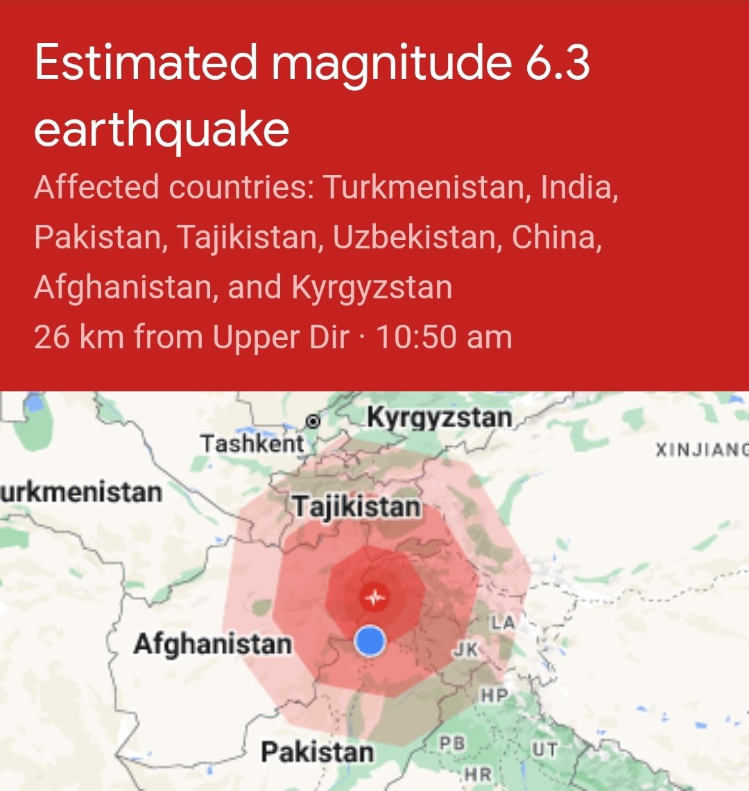 mrkaleem_kk's tweet image. Earth quake In Pakistan having magnitude 6.3 range
May ALLAH protect us
#earthquake