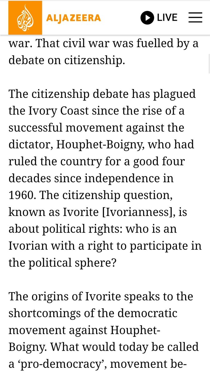 BBSimons's tweet photo. The reason why some of us can't let this citizenship thing rest is because we are guided by how dangerous politicians in other African countries have stoked civil conflict by exploiting confusions over national identity. Ghana's judiciary should be very mindful. https://t.co/30Aphw6IoX