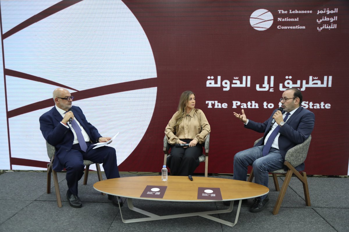 Pictures of the 2nd day of the 3rd installment of the 2023 edition of #TheLebaneseNationalConvention took place on Thursday and Friday, May 4 and 5 at The Institute of Political Sciences - USJ, with the support of @KAS_Lebanon @ISPLiban @MTVLebanonNews @CIH_Lebanon @project_watan