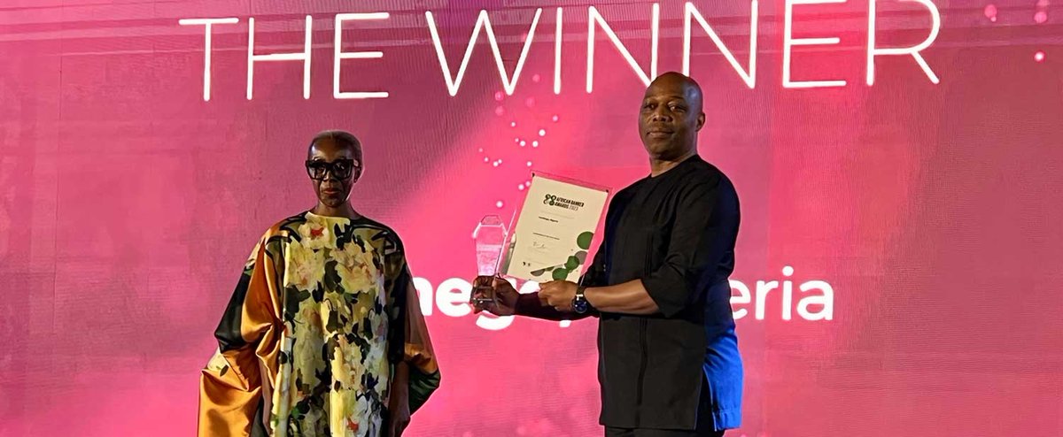 AfDB_Group's tweet image. #AfDBAM2023: @LetshegoGroup Microfinance Bank #Nigeria, which disbursed more than half of its loans to women-led micro and small enterprises last year, receives #AFAWA Bank of the Year award at @BankerMagazine ceremony. More: bit.ly/43pw3OB