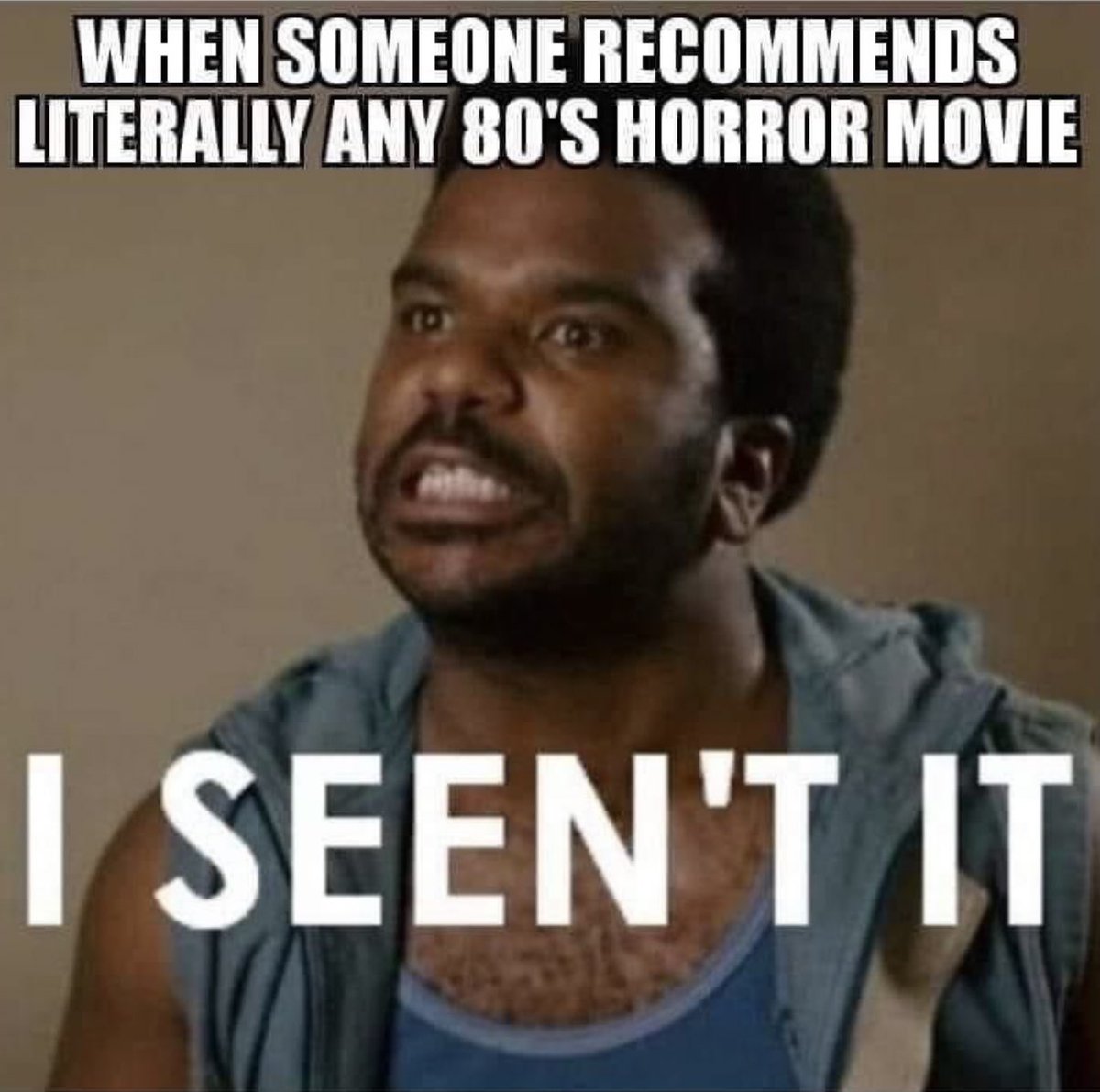 Who else loves #80s #HorrorMovies?