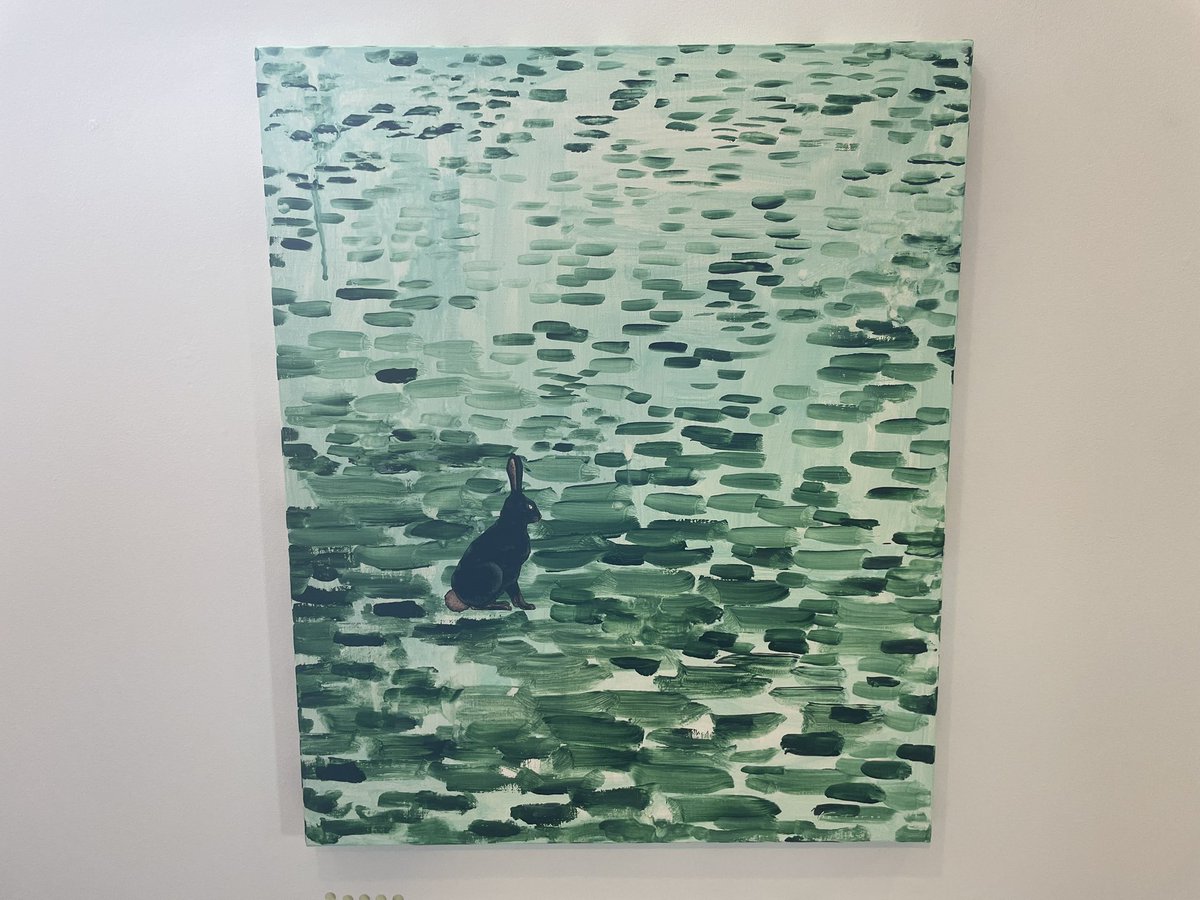 yokoi_10's tweet image. 田中健太郎さんの個展『兆し』

独特の雰囲気と魅力を持つ動物&amp;amp;植物&amp;amp;景色…会場に次々お客さんが現れ、大盛況ぶりも凄かった♨️

#田中健太郎 #kentaroutanaka
#現代アート #art  #contemporary