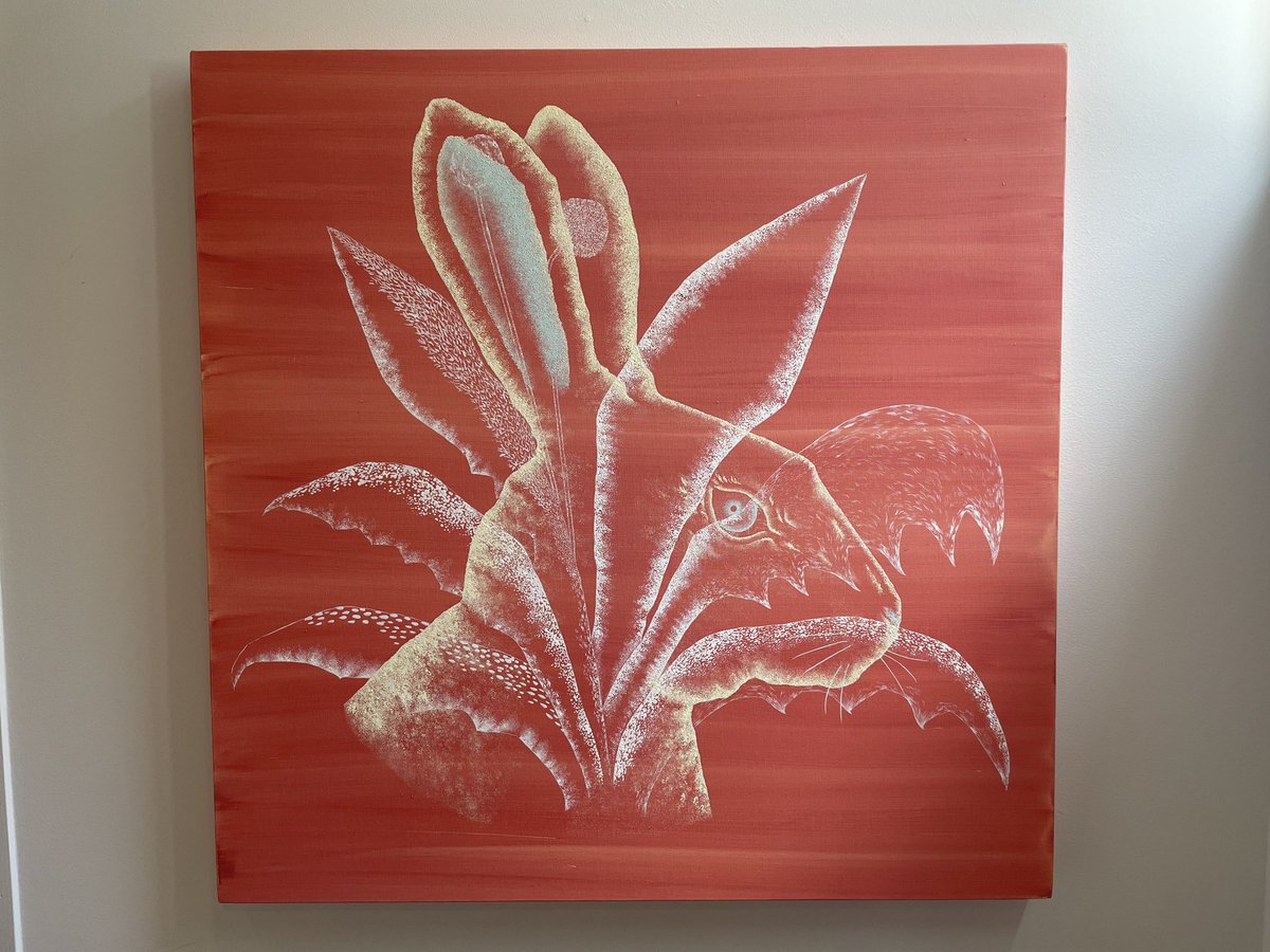 yokoi_10's tweet image. 田中健太郎さんの個展『兆し』

独特の雰囲気と魅力を持つ動物&amp;amp;植物&amp;amp;景色…会場に次々お客さんが現れ、大盛況ぶりも凄かった♨️

#田中健太郎 #kentaroutanaka
#現代アート #art  #contemporary