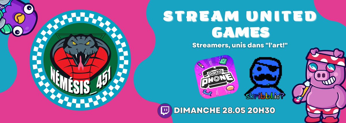 Bonjours les amis, n'hésitez pas a nous rejoindre ce soir a partir de 21h sur ma chaine Twitch pour une un live en multi avec des membres de l'équipe Stream United