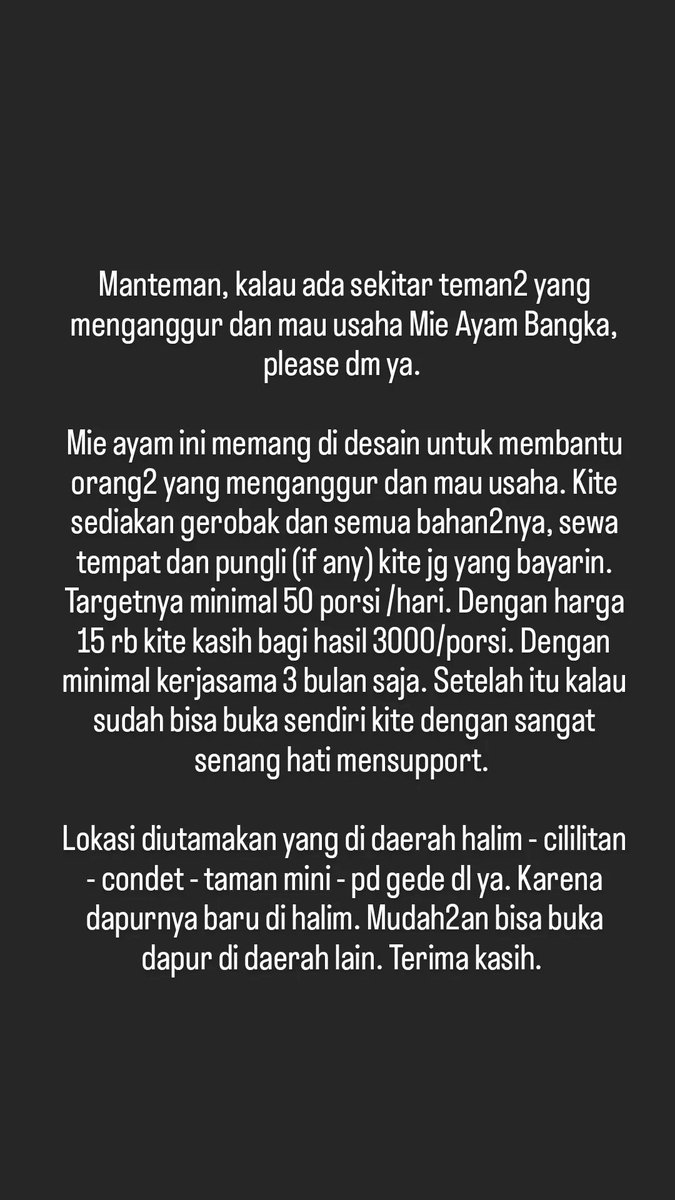 Perihal Mie Ayam Bangka.. Yuk support sekitar kita yang masih belum dapat kesempatan bekerja tapi mau usaha.