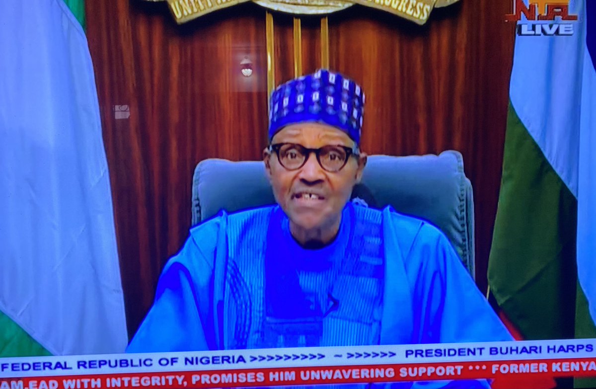 “My Dear Asiwaju Bola Ahmed Tinubu ⁦@officialABAT⁩ GCFR, I congratulate you for the realization of your dream….you’re the best candidate among the rest and Nigerians have chosen well” - President ⁦@MBuhari⁩ GCFR

God Bless Nigeria 🇳🇬 

#TinubuIsHere